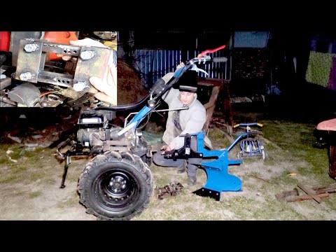 Видео: Переходник к мотоблоку для изменения ширины захвата плуга