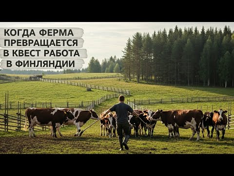 Видео: Когда Ферма превращается в КВЕСТ: Моя работа в Финляндии