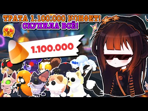 Видео: ТРАТА 1.000.000 КОНФЕТ В АДОПТ МИ ХЕЛЛОУИН!🍬 СКУПИЛА ВЕСЬ МАГАЗИН!😱 | ROBLOX ADOPT ME Kroshka_Nastia