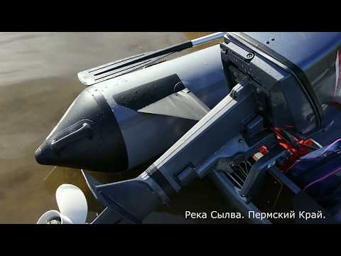 Видео: Адмирал-320НДНД + yamaha-8 + разные винты (скорость 40,5км/ч)