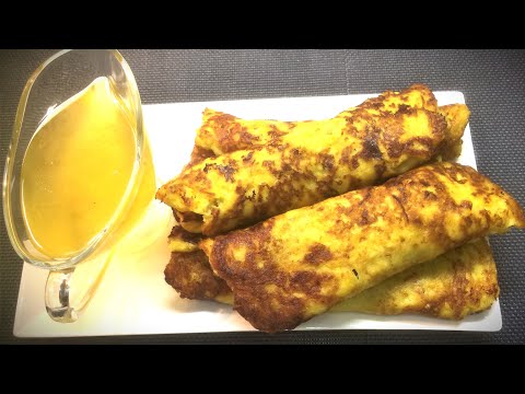 Видео: Попробуйте на завтрак эти волшебные блины и Вы не сможете от них оторваться.