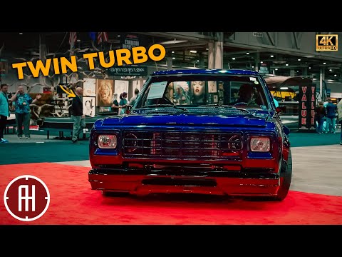 Видео: Твин Турбо 1983 DODGE D150 Кастом Пикап