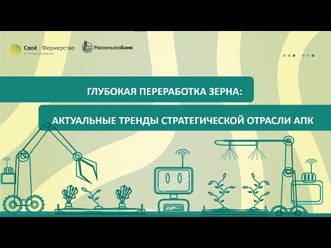 Видео: Глубокая переработка зерна: актуальные тренды стратегической отрасли АПК 23.08.23