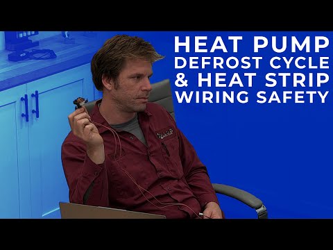 Видео: Безопасность электропроводки в цикле размораживания теплового насоса и нагревательной полосе | По...