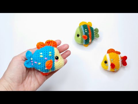 Видео: 💚Как связать яркую рыбку крючком всего за 30 мин💚#crochet #amigurumicrochet #amigurumi