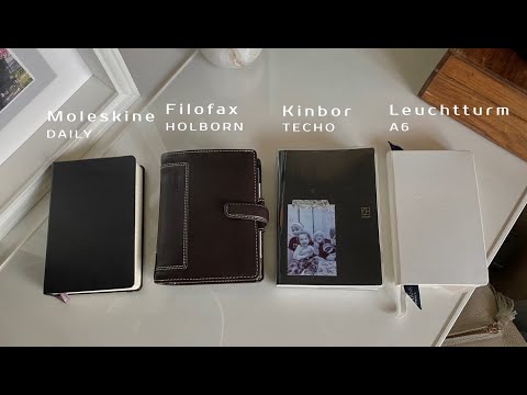 Видео: Кому подойдет: Filofax holborn / Moleskine / Kinbor / Leuchtturm?