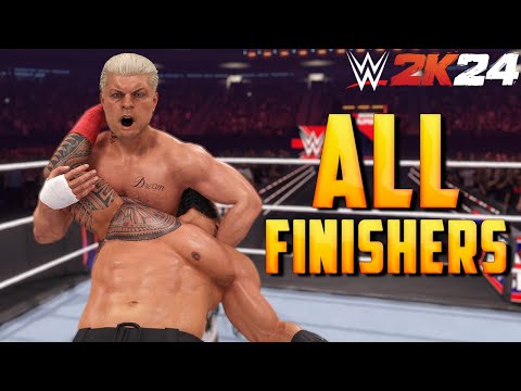 Видео: WWE 2K24 ВСЕ ФИНИШЕРЫ!!!
