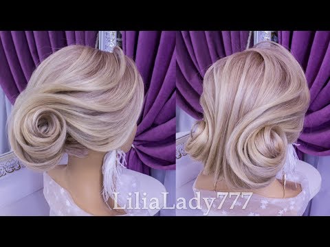 Видео: Свадебная,Вечерняя Прическа.Красивая Прическа.Beautiful Wedding Hairstyle