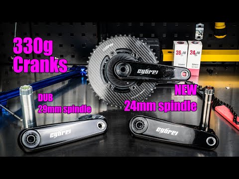 Видео: Версия CYBREI со шпинделем 24 мм уже ЗДЕСЬ! Шатуны весом 330 г!