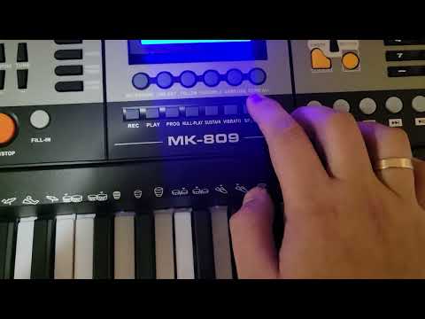 Видео: Синтезатор yamaha psr-f52 и синтезатор mk-809 сравнение