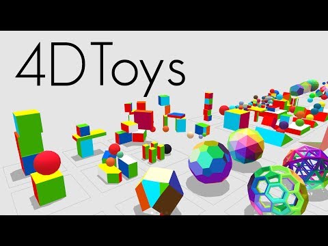 Видео: 4D Toys: коробка четырехмерных игрушек (для iOS и Vive)