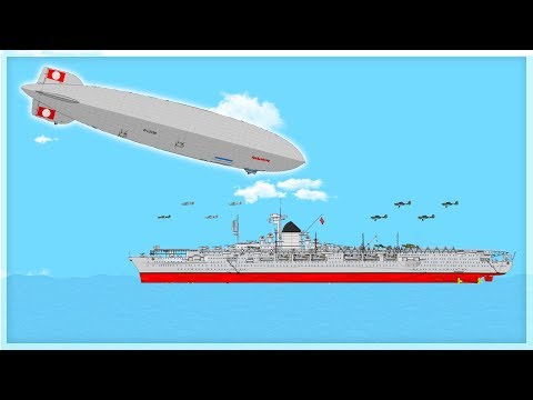 Видео: НЕМЕЦКИЙ ДИРИЖАБЛЬ УПАЛ НА КОРАБЛЬ | FLOATING SANDBOX