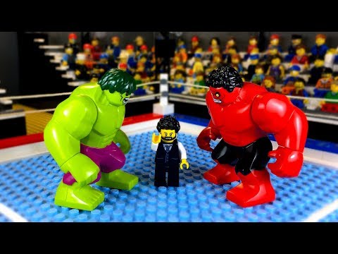 Видео: Халк против Красного Халка 🥊 LEGO Анимация про ХАЛКА