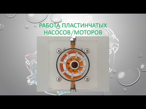 Видео: Пластинчатые (шиберные) насосы/моторы. Vane pump/motor.