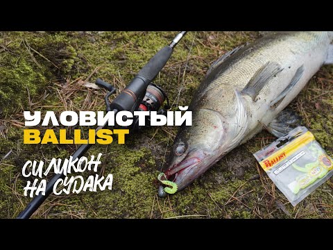 Видео: Уловистый Силикон на Судака Lucky John Ballist 2 5 Большой Обзор Монтаж и Оснащение