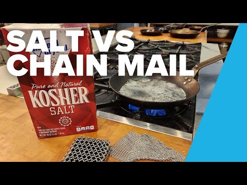 Видео: Соль против кольчуги для ухода за железной посудой