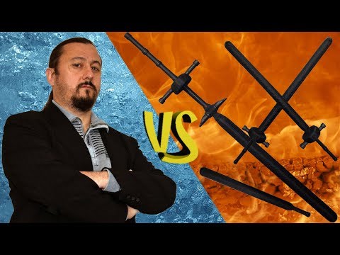 Видео: Краш-тест 💀 Я vs Тямбары 🔪 Короткий меч 🔧 Полуторный 🔨 Цвайхандер