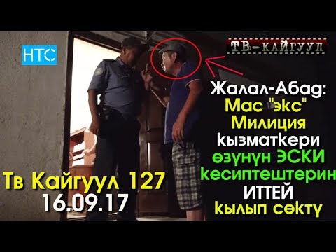 Видео: TV Kaiguul 127 // Жалал-абад: "ЭНЕҢДИ.." деп Кесиптештерин СӨККӨН мас айдоочу / НТС / 16.09.17