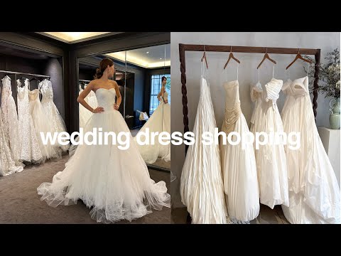 Видео: СВАДЕБНАЯ СЕРИЯ | Покупайте свадебные платья вместе со мной! (Vera Wang, Danielle Frankel, Cinq B...