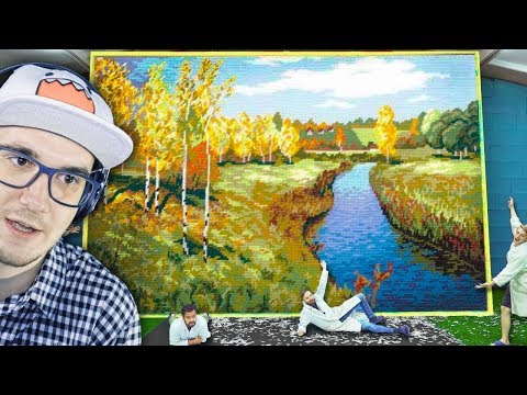 Видео: МАМИКС ► КАРТИНА ИЗ 10 000 КАНЦЕЛЯРСКИХ СТИКЕРОВ! ( It's Mamix ) | Реакция