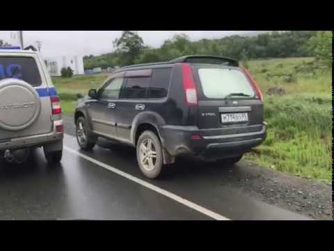 Видео: Погоню за неадекватным водителем в Южно-Сахалинске сняли на видео