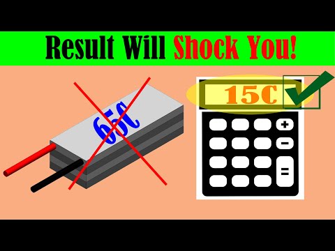 Видео: Определите фактический рейтинг C аккумулятора LiPo. Формула раскрыта!