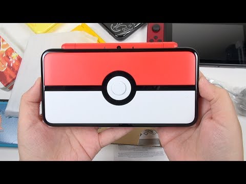 Видео: Новая версия 2DS XL Poké Ball: распаковка и впечатления