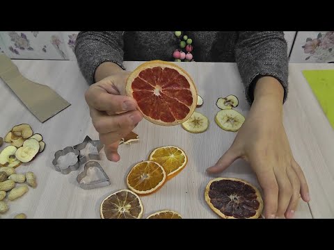 Видео: Как сушить апельсины для декора. Флористика