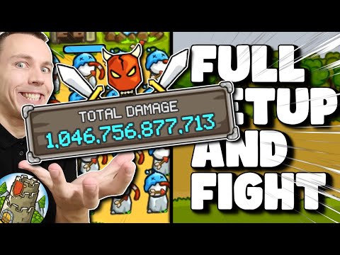 Видео: Набрано 1.000.000.000.000 в режиме Grow Castle Hell!