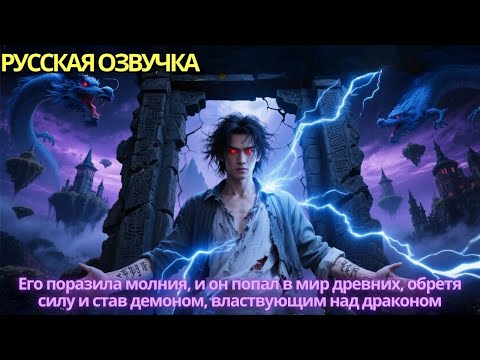 Видео: Его поразила молния, и он попал в мир древних, обретя силу и став демоном, властвующим над драконом