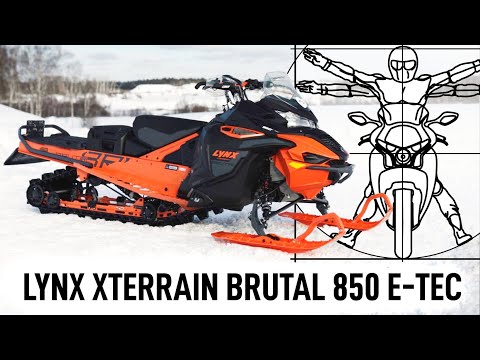 Видео: LYNX XTERRAIN BRUTAL 850 E-TEC: Тест-драйв самого универсального снегохода в мире!