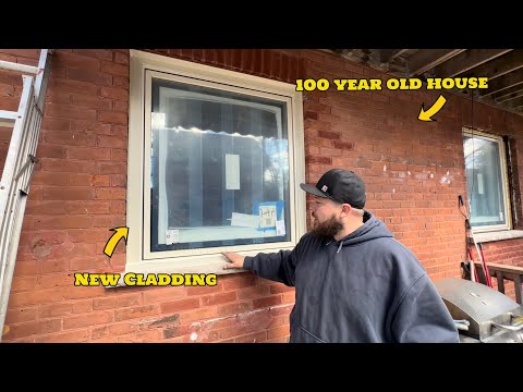 Видео: Алюминиевая облицовка 100-летнего дома #строительство #кровля #работа