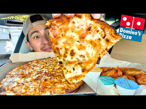 Видео: Эта пицца в Домино на самом деле просто БЕЗУМИЕ (с избытком сыра)