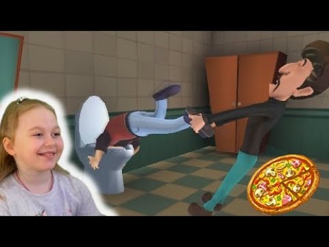 Видео: Последний уровень Scary Robber 3D! Воришки - уровень с пиццей! Новый уровень - Sofishticated Pizza!