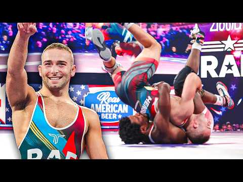 Видео: Я боролся на Real American Freestyle