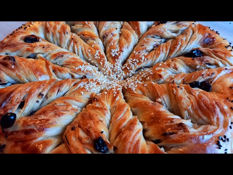 Видео: Никто не верит, что я готовлю это так просто! Фатир с изюмом и грецкий орехом!