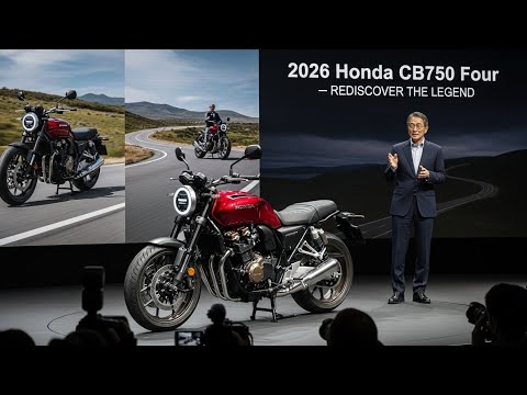 Видео: Представлен новый HONDA CB750 FOUR 2026 года. Наконец-то запущен!!!