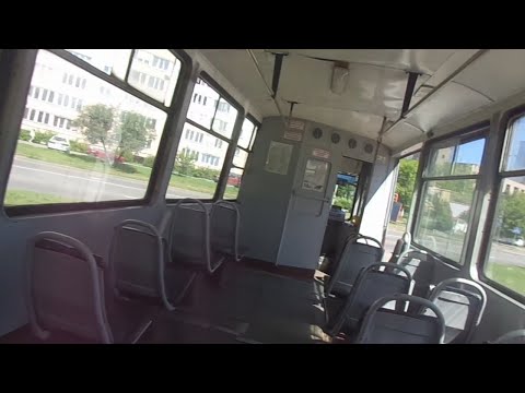 Видео: Трамвай №9 (Витебск 2017). Ул. Титова - Ул. М. Горького