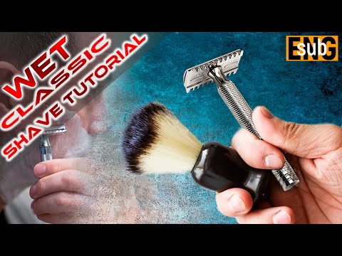 Видео: Техника бритья Т образным станком для новичков | HomeLike Wet Shaving