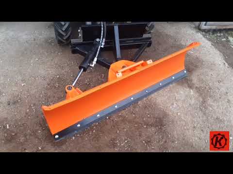 Видео: Отвал с гидроповоротом для минипогрузчика КРЕПЫШ
