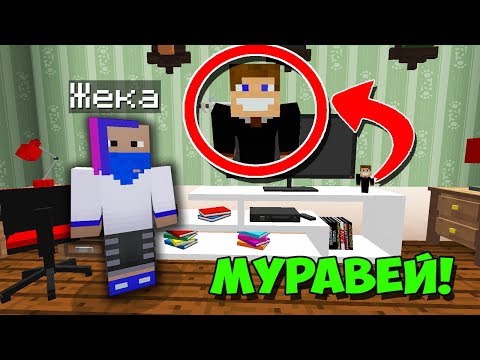 Видео: ЖЕКА ГИГАНТ НЕ НАШЕЛ ИГОРЯ МУРАВЬЯ В МАЙНКРАФТ | ПРЯТКИ С МУРАВЬЯМИ В MINECRAFT