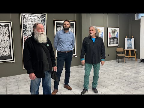 Видео: Валентин Дончевски откри изложба графика в старозагорската зала „Байер“