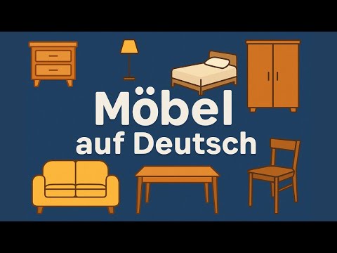 Видео: 🛋️ Вчимо меблі німецькою за 4 хвилини! | Möbel auf Deutsch