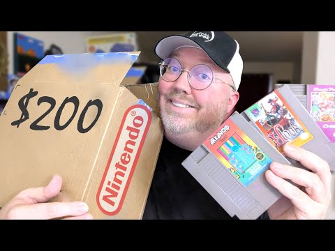 Видео: Я заплатил 200 долларов за приличную коробку случайных игр для NES