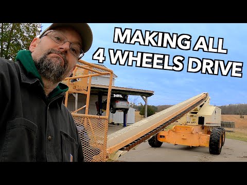 Видео: Ремонт системы полного привода подъемника стрелы и других деталей.