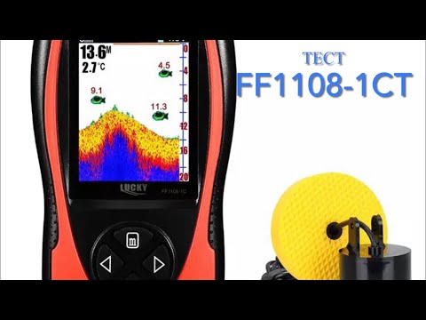 Видео: Эхолот Lucky FF1108-1CT Тест в аквариуме