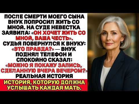 Видео: После смерти моего сына внук выбрал жить со мной.В суде невестка сказала судье, что это ложь.