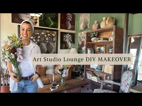 Видео: Преображение художественной гостиной | Преображение моей художественной студии, часть 4