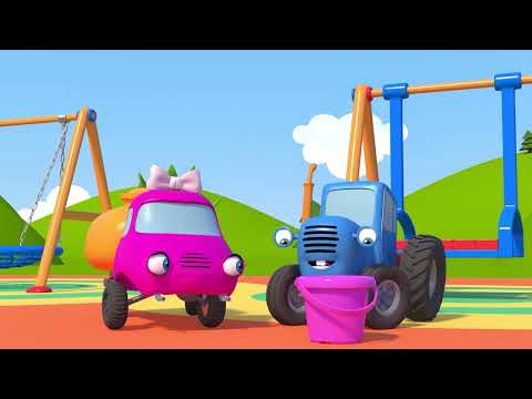 Видео: Синий трактор 3D - Новые серии! - Конкурс талантов - Мультики про машинки для детей