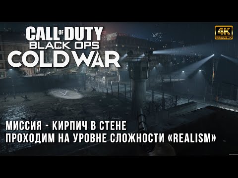 Видео: Прохождение на сложности Realism - Call of Duty: Black Ops Cold War - Кирпич В Стене